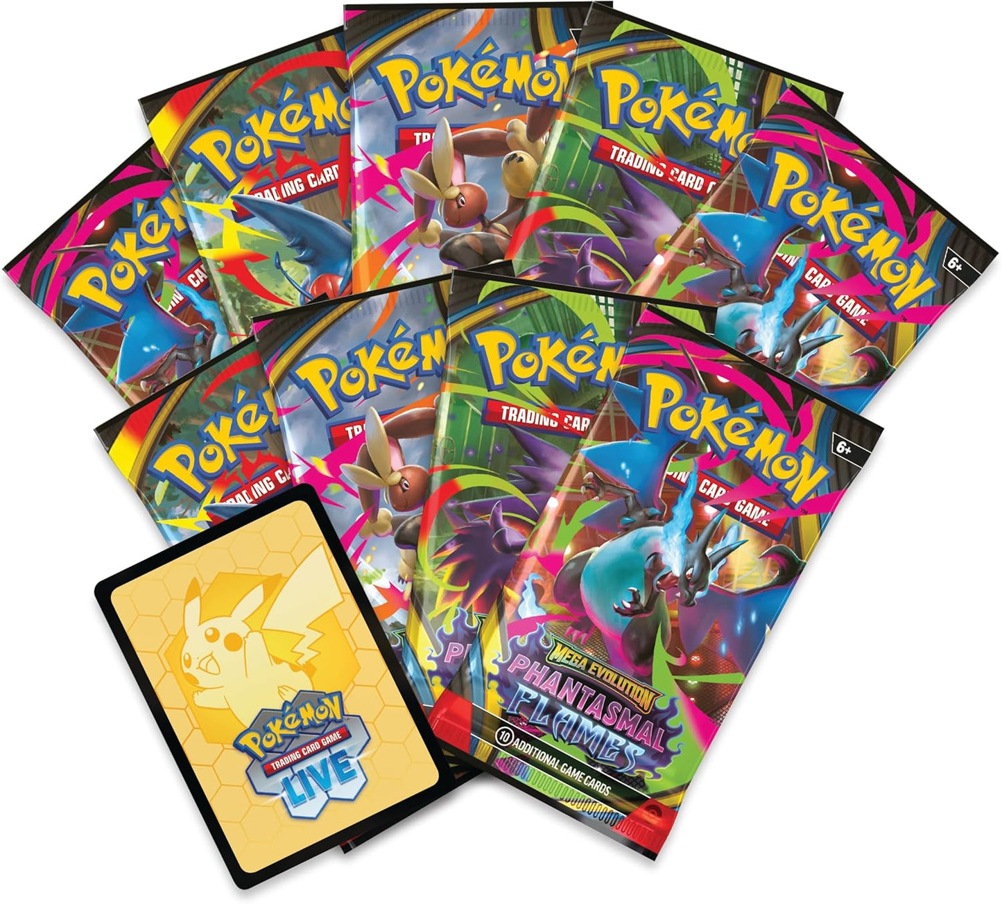 Pokémon TCG Mega Evolution Phantasmal Flames ETB by The Pokémon Company
