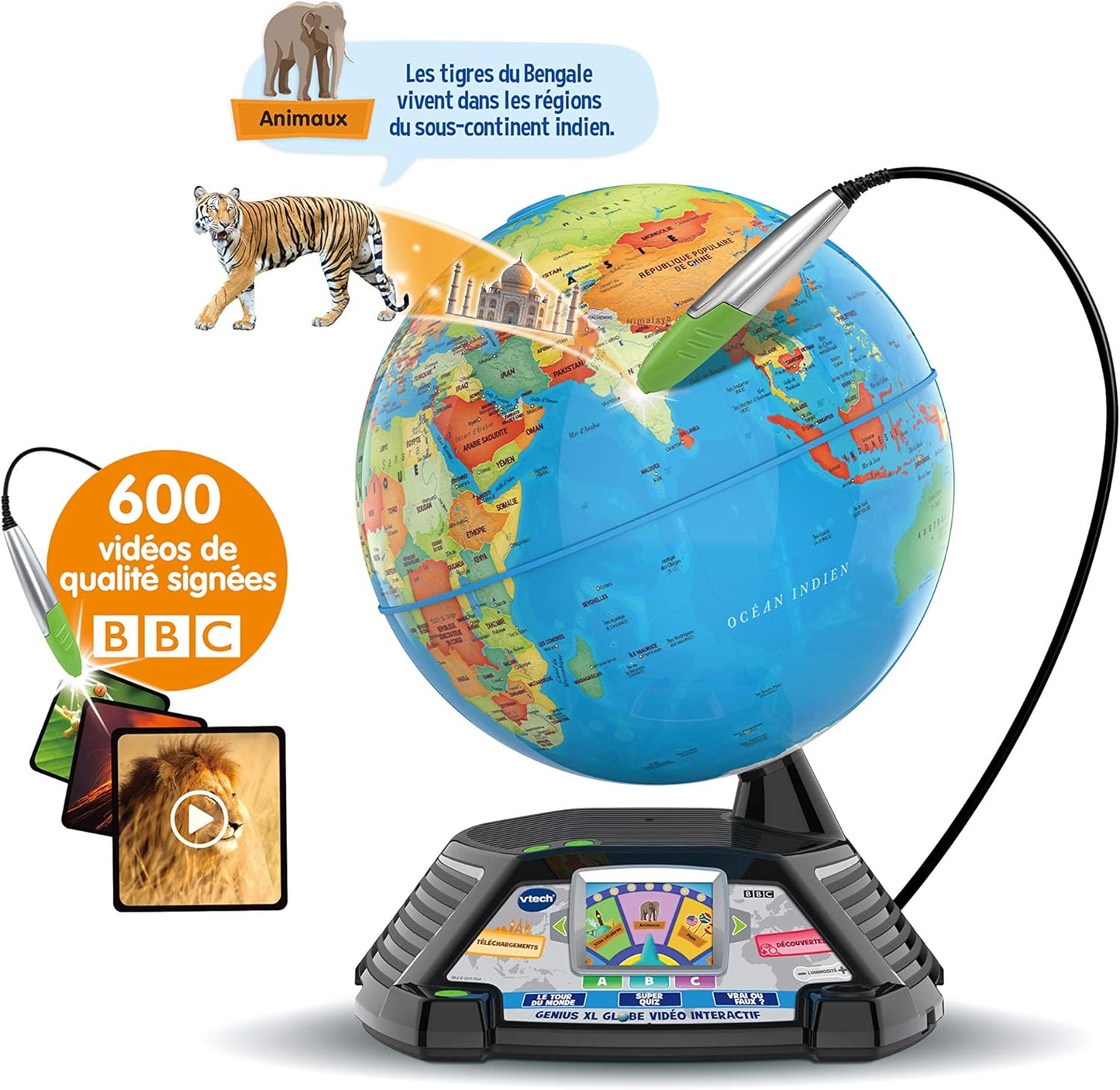 VTech - Genius XL Globe Vidéo Interactif