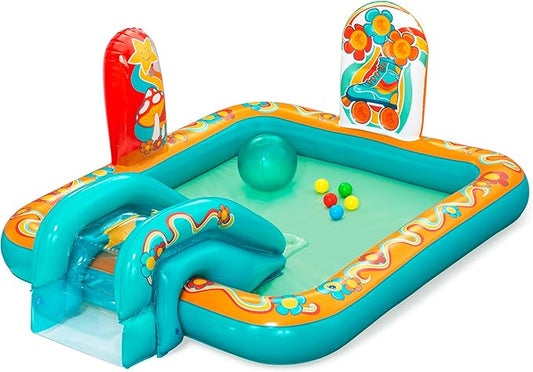 Bestway 6'4" x 60" x 29"/1.93m x 1.52m x 74cm Retro Groove Play Center