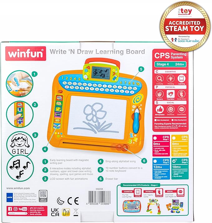 WRITE N DRAW LEARNING BOARD