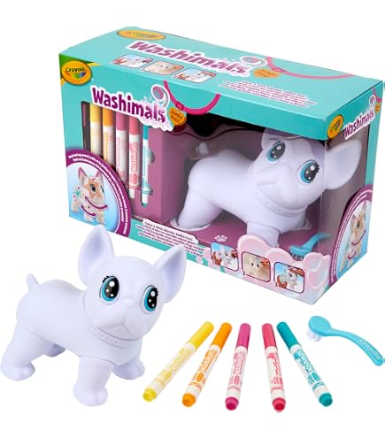 Crayola Washimals Posable Jumbo Pet with 5 Washable Markers by Crayola