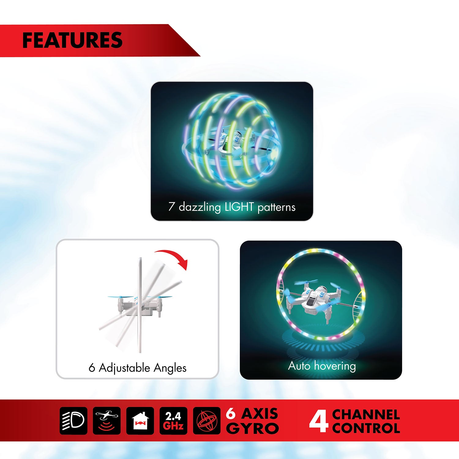 Silverlit Cosmic Cyclone 360 RC Quadcopter by Silverlit