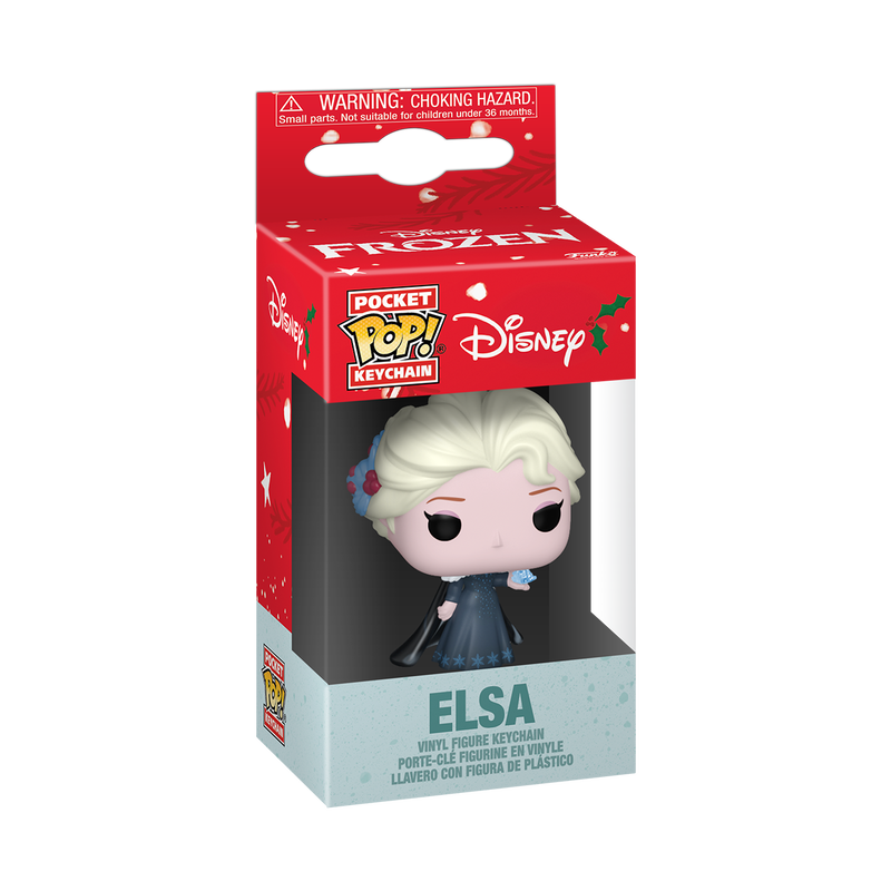 Funko Pocket Pop! Keychain: Disney Frozen 2 – Elsa (Winter Outfit) by FUNKO POP!