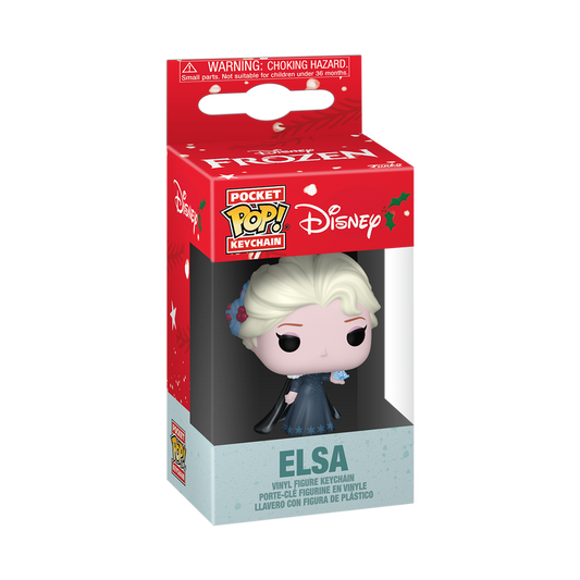 Funko Pocket Pop! Keychain: Disney Frozen 2 – Elsa (Winter Outfit) by FUNKO POP!