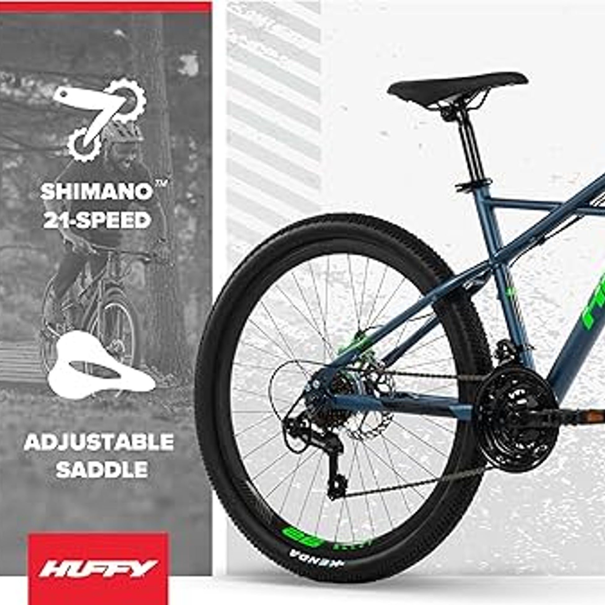 Huffy Extent 26" Mountain Bike - Matte Denim Blue by Huffy