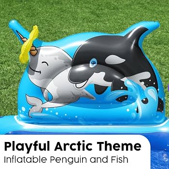 Bestway Polar Pals Inflatable Water Play Centre for Kids by Bestway