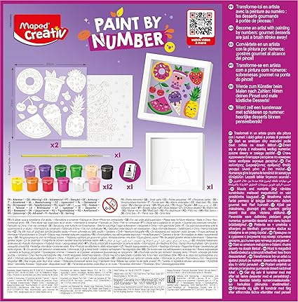 Paint by Numbers - Kawai Food Sweet