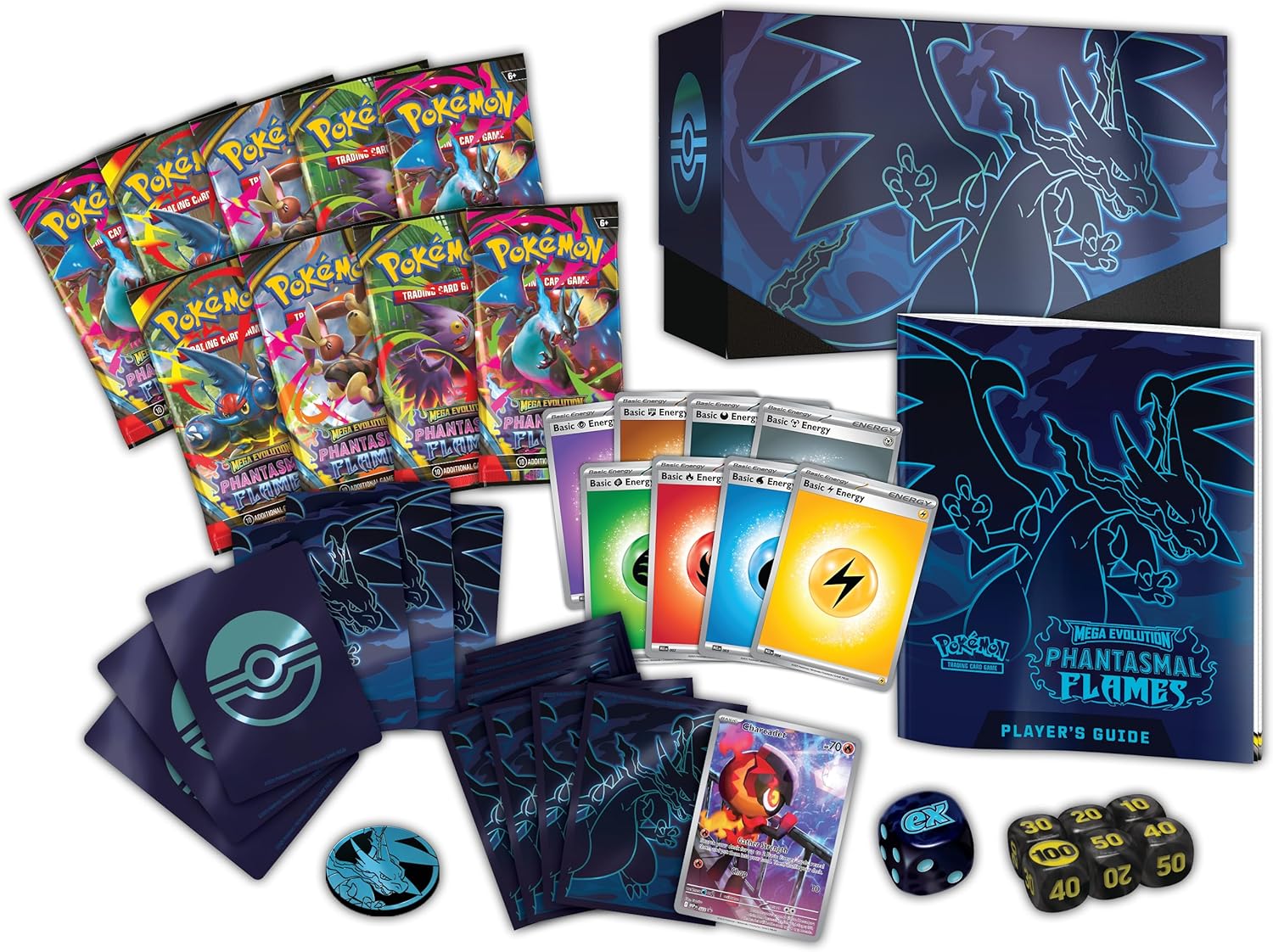 Pokémon TCG Mega Evolution Phantasmal Flames ETB by The Pokémon Company