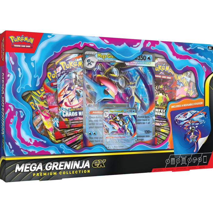 Pokémon TCG Mega Greninja Ex Premium Collection