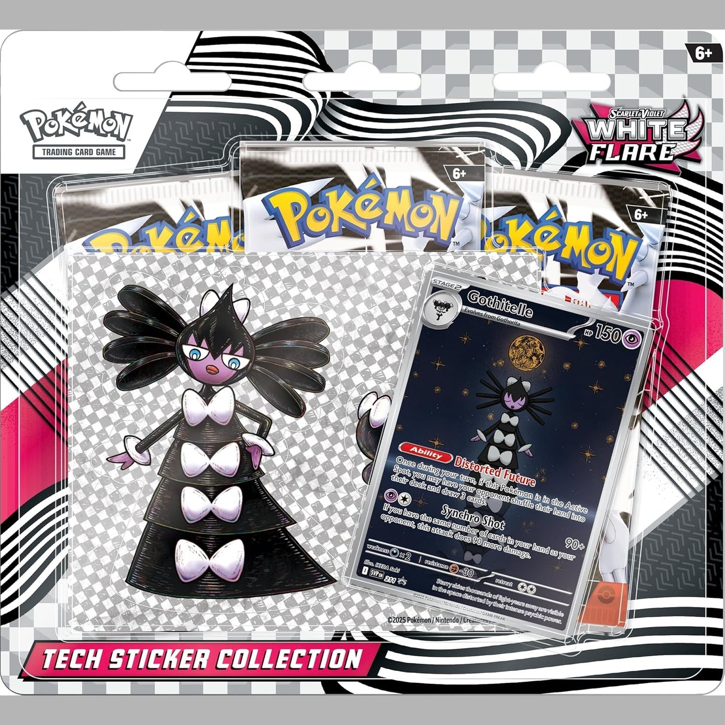 Pokémon TCG Scarlet & Violet 10.5 White Flare Tech Sticker Blister by The Pokémon Company