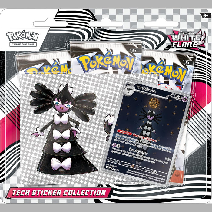 Pokémon TCG Scarlet & Violet 10.5 White Flare Tech Sticker Blister