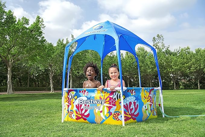 Bestway Steel Pro Above Ground Pool with Sun Shade