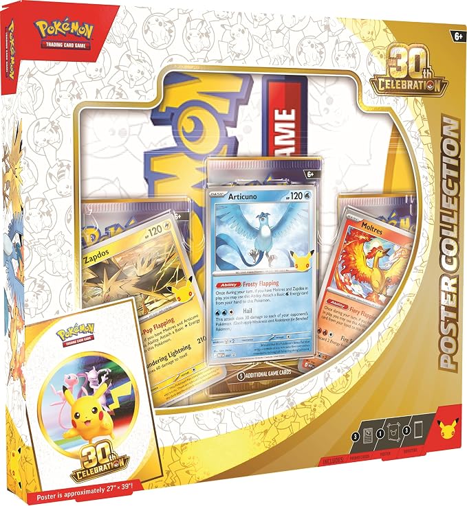 Pokémon TCG 30th Celebration Poster Collection by Pokémon