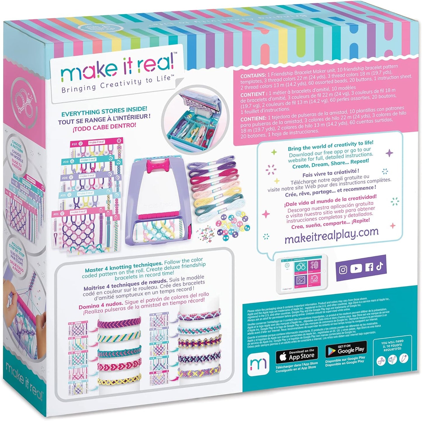 Make It Real Friendship Bracelet Maker by Make It Real