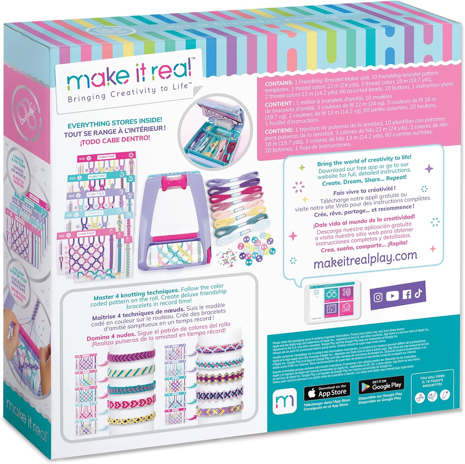 Make It Real Friendship Bracelet Maker by Make It Real