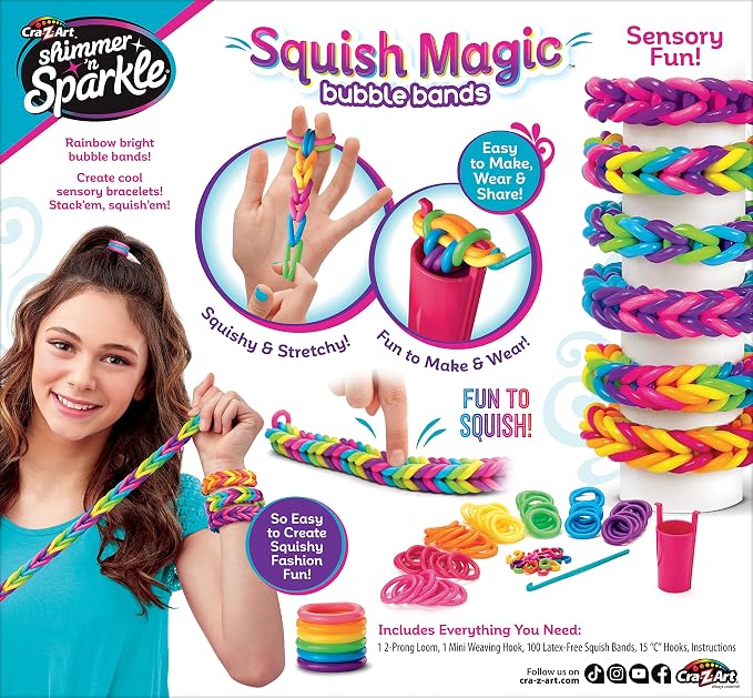 Cra-Z-art Squish Magic Bubble Bands Loom Kit by Cra-Z-Art
