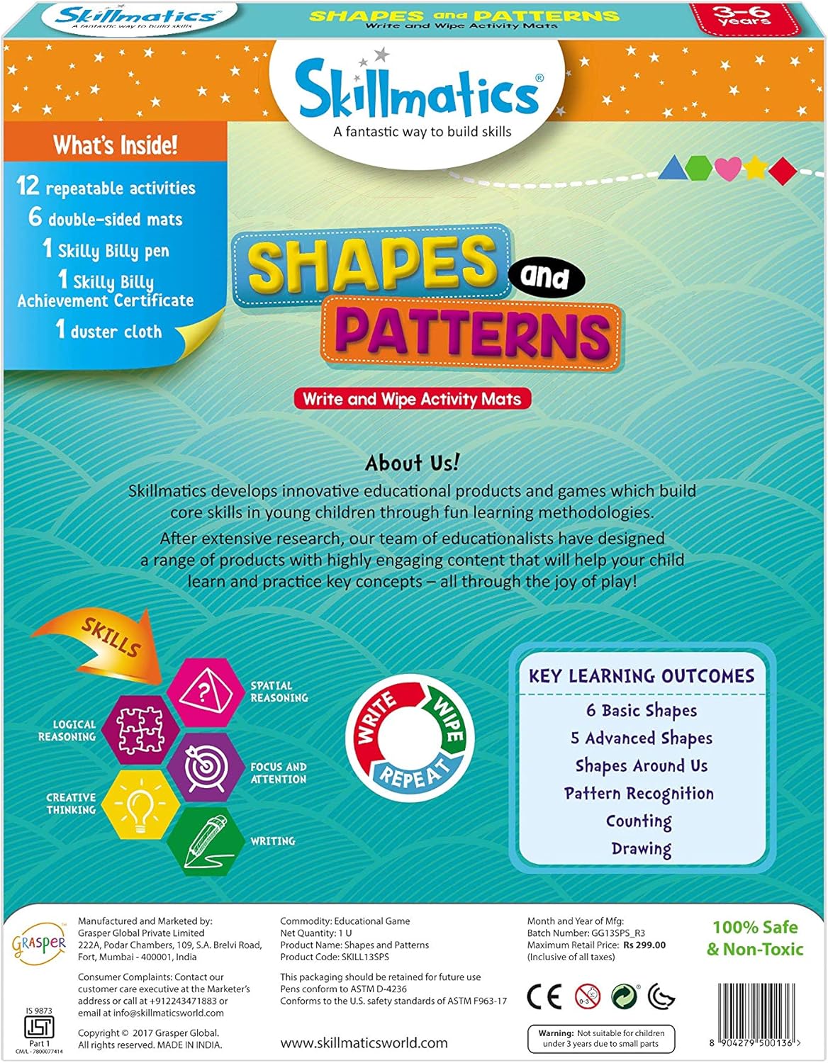 SKILLMATICS  Shapes and Patterns