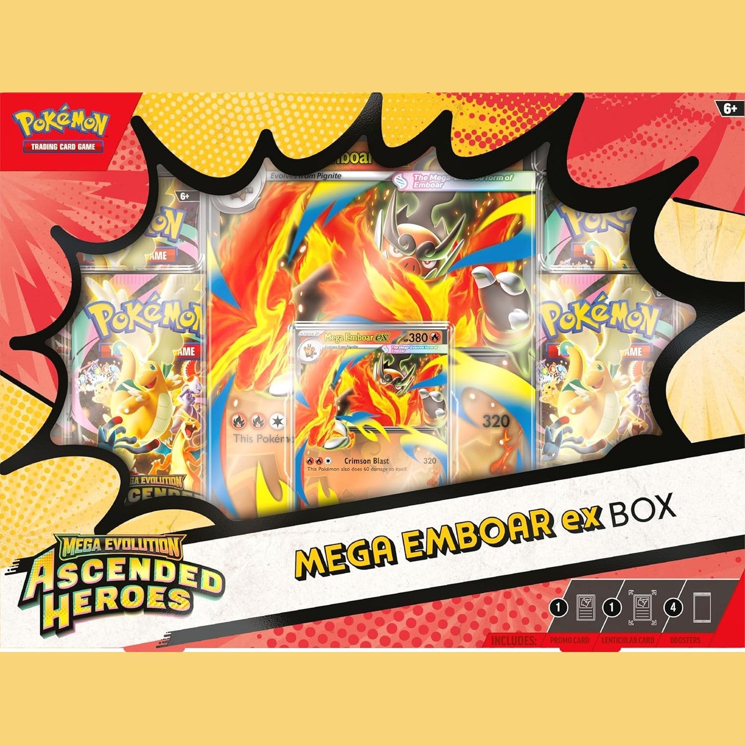 Pokemon TCG ME02.5 Mega Emboar Ex Box by The Pokémon Company