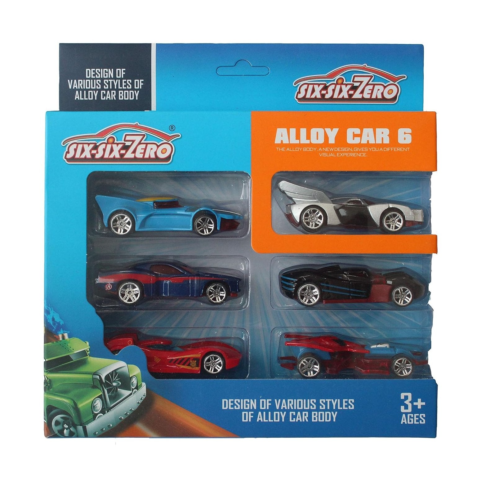 Six-Six-Zero Alloy Car Set Of 6 by Six-Six-Zero