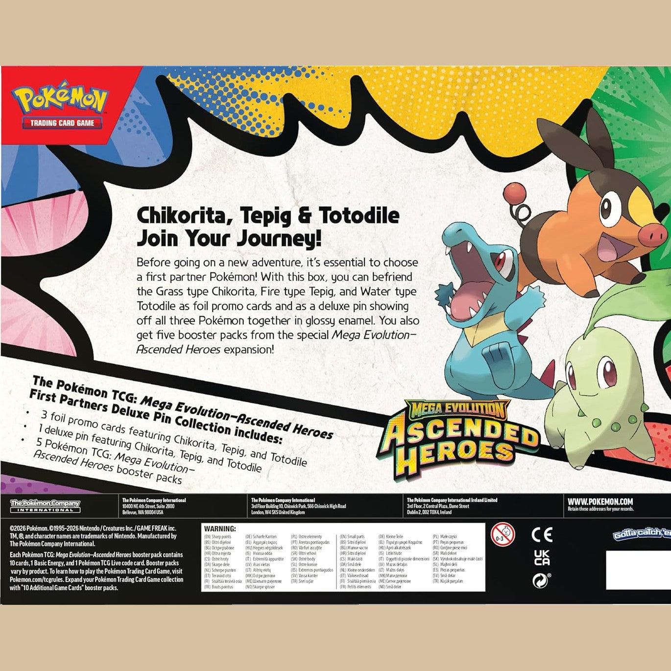 Pokémon TCG: ME 2.5 Ascended Heroes Deluxe Pin Collection by The Pokémon Company