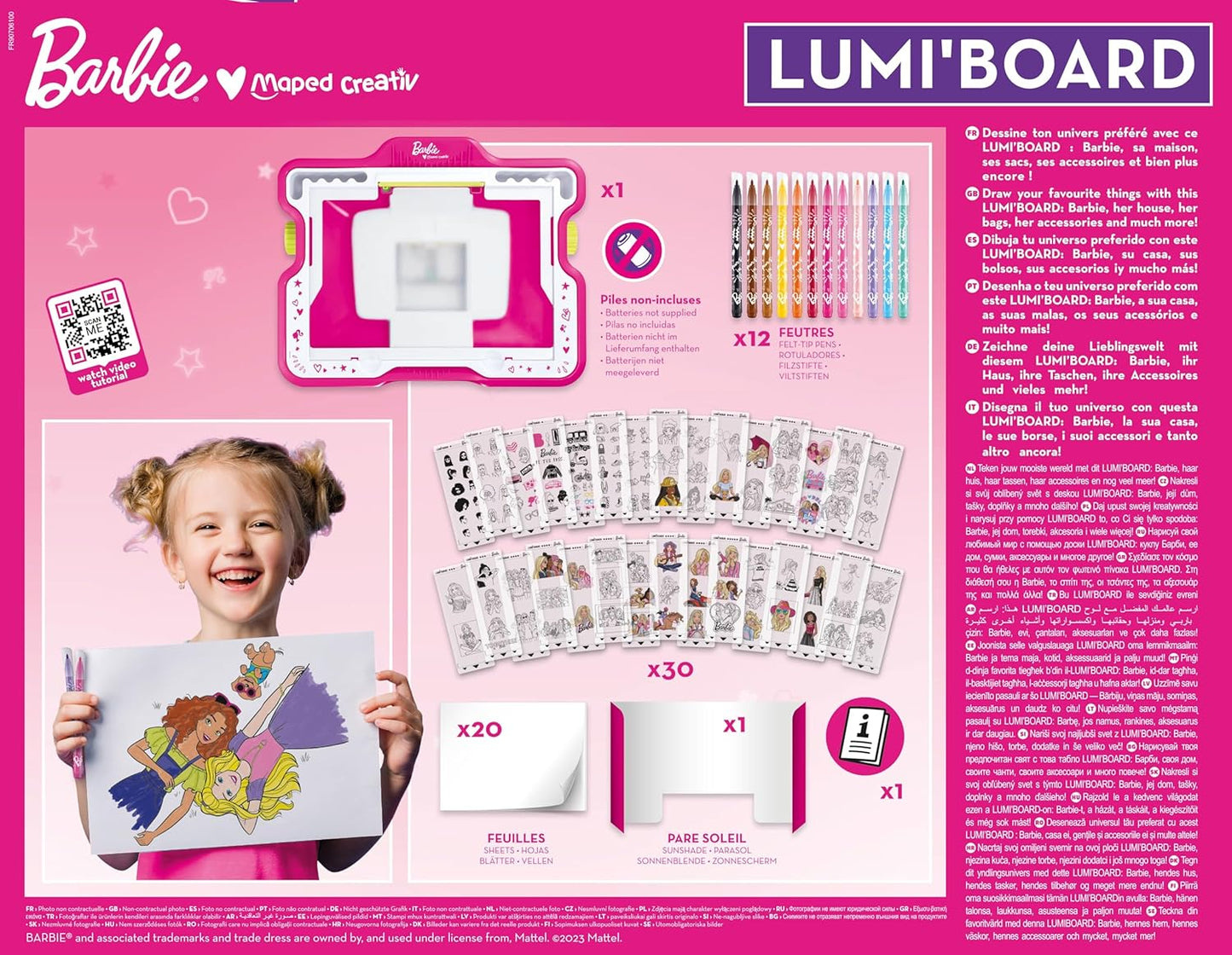 BARBIE LUMI BOARD