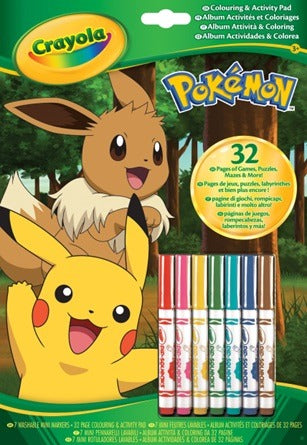 Crayola Pokémon Activity & Coloring Album by Crayola