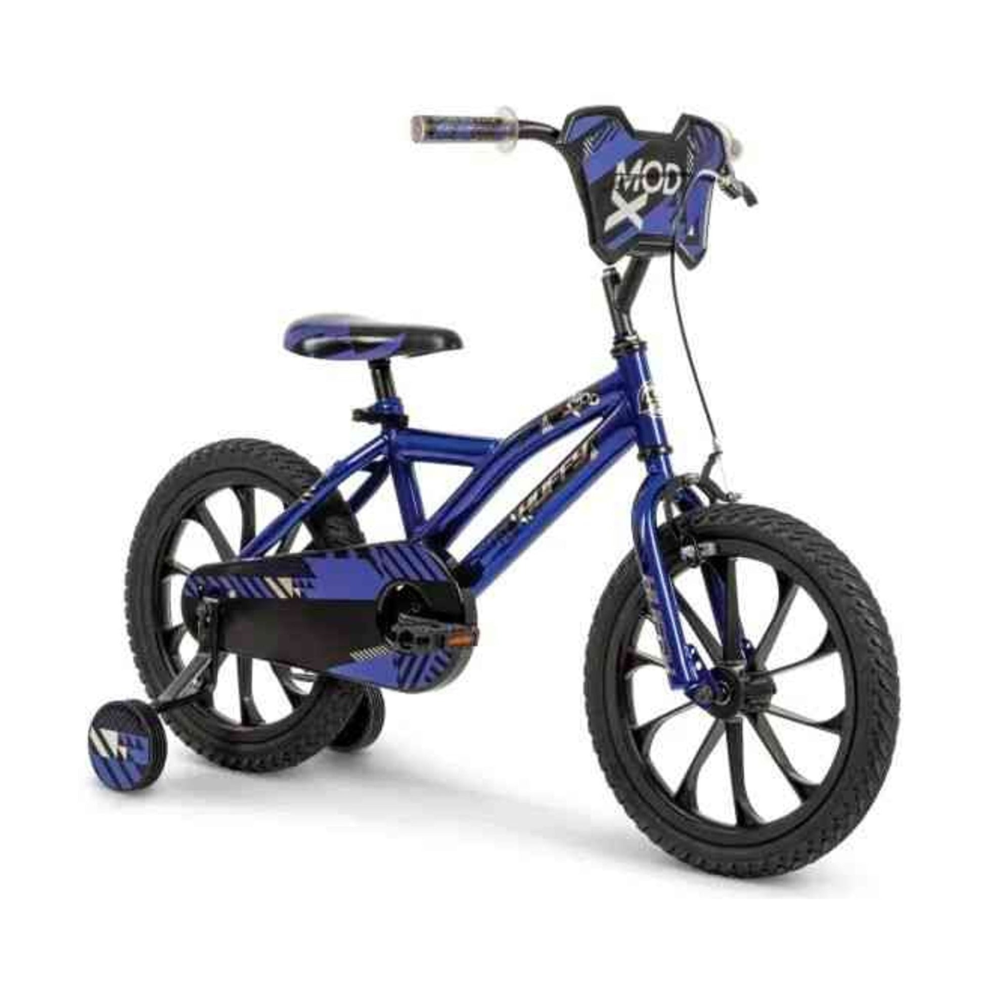 Huffy MOD X 16" Kids' Bike - Black/Royal Blue by Huffy