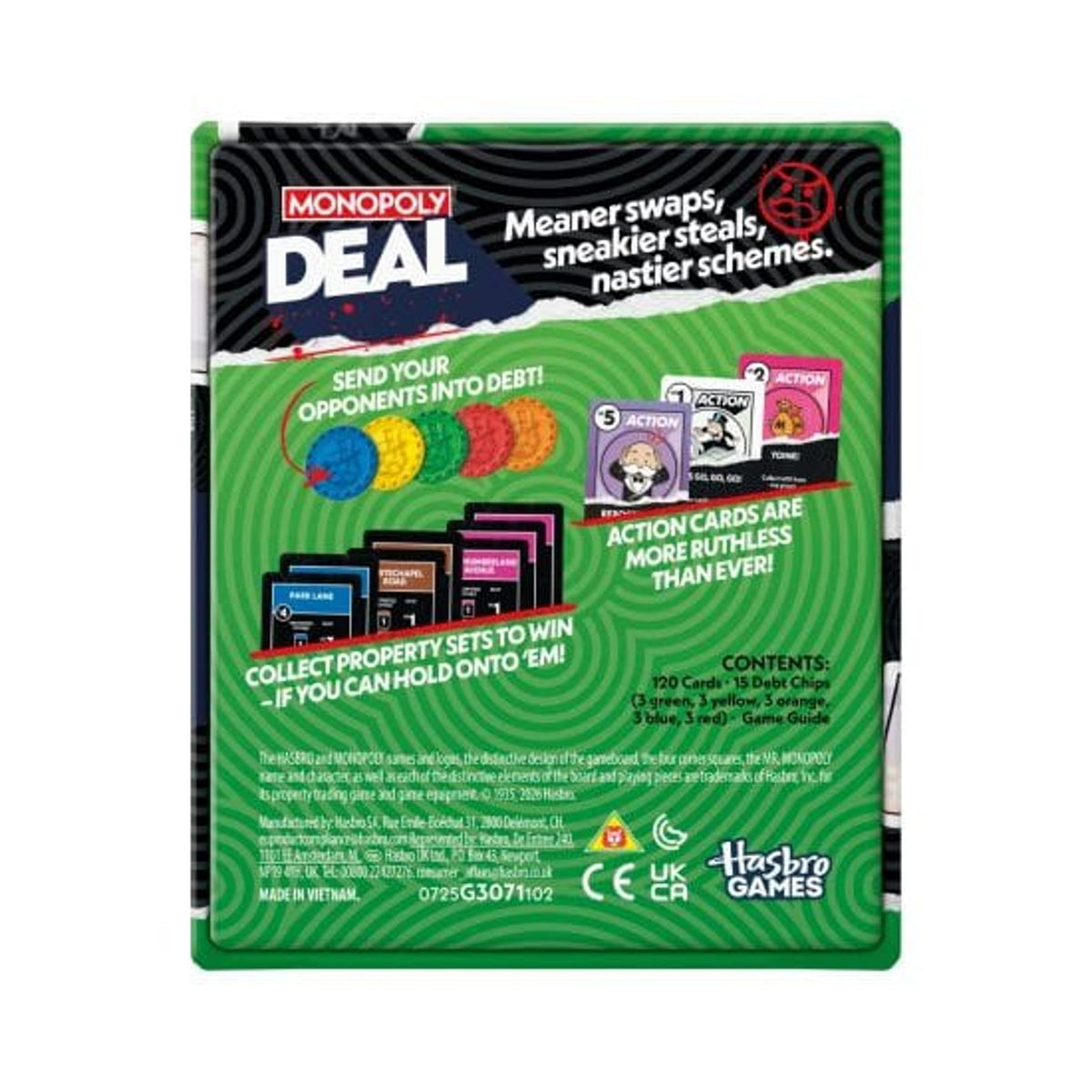 Monopoly Deal No Mercy Card Game by Monopoly Board Games