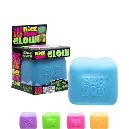 NeeDoh Glow Nice Cube by Schylling