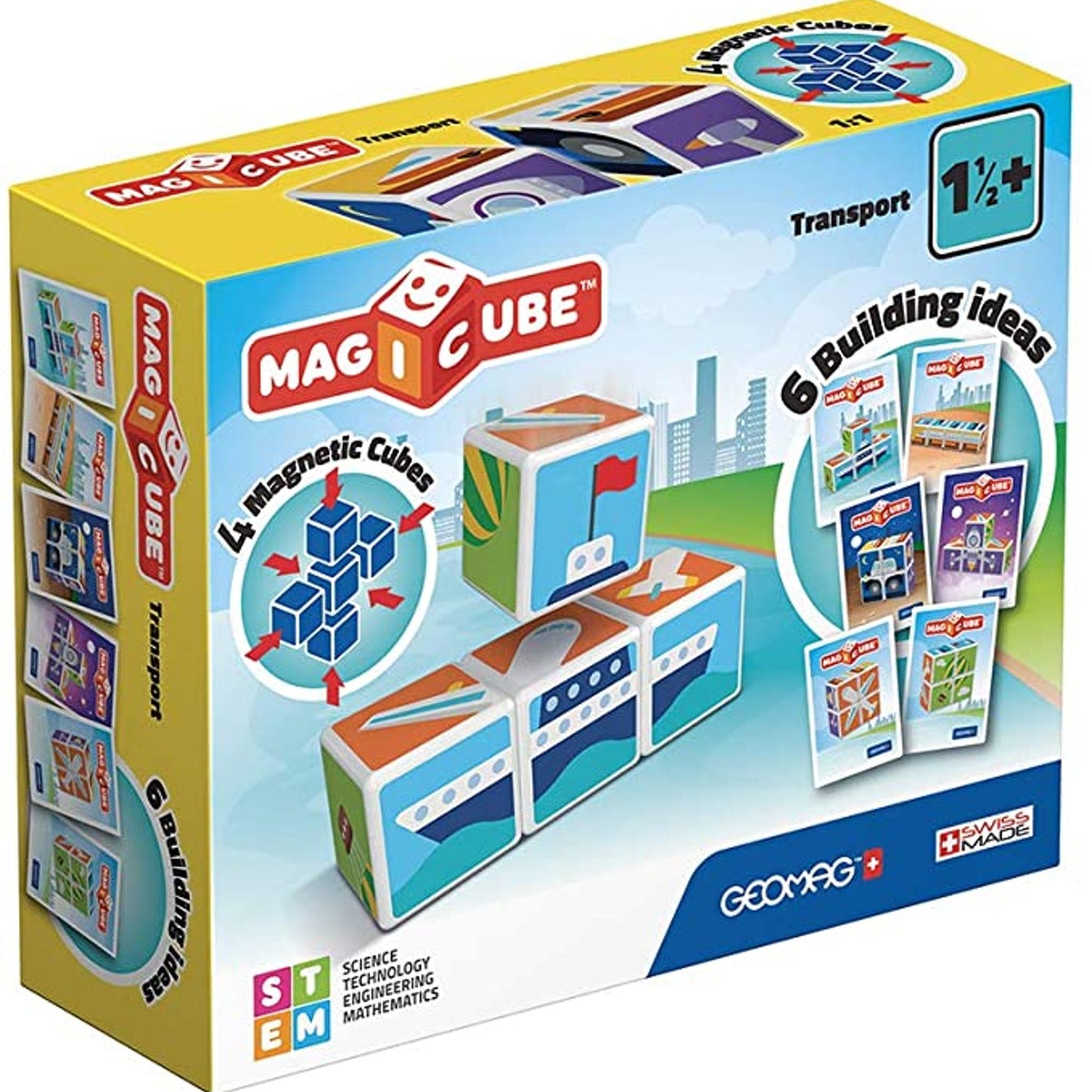 Geomag Magicube Magnetic Building Blocks - Transport Set by Geomag