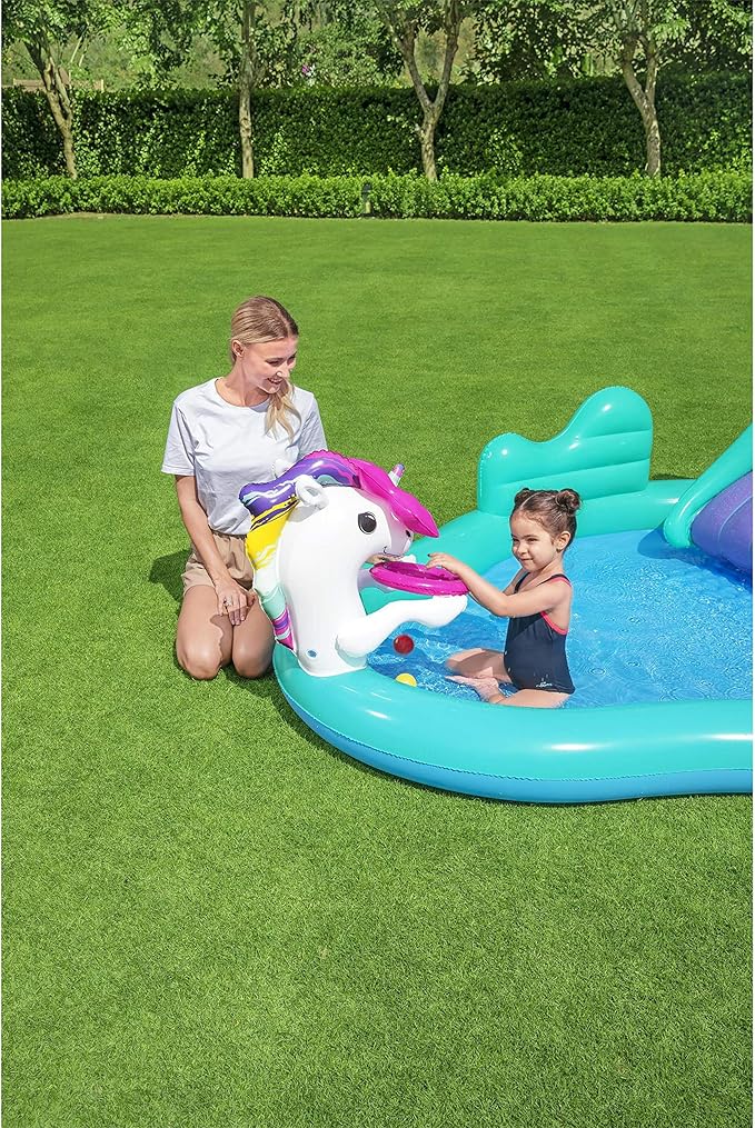 H2OGO! Bestway Magical Unicorn Pool Carriage Playset