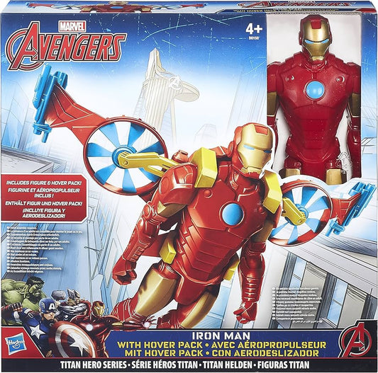 Marvel Titan Hero Series Iron Man With Hover Pack by Hasbro