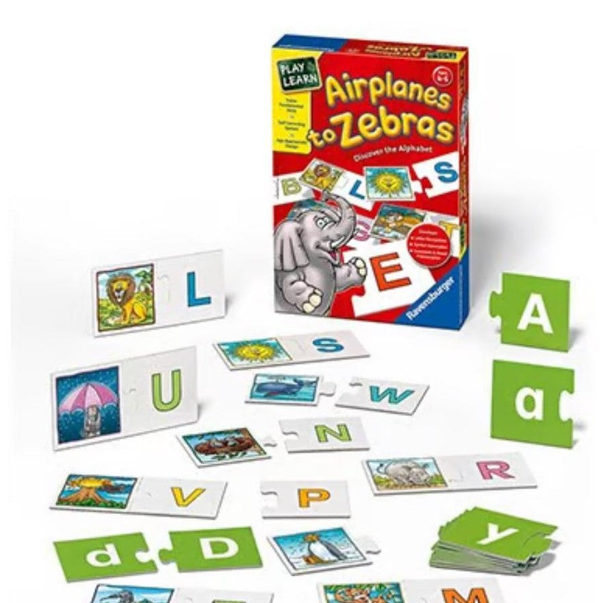 AIRPLANES TO ZEBRAS , DISCOVER THE ALPHABET by Ravensburger