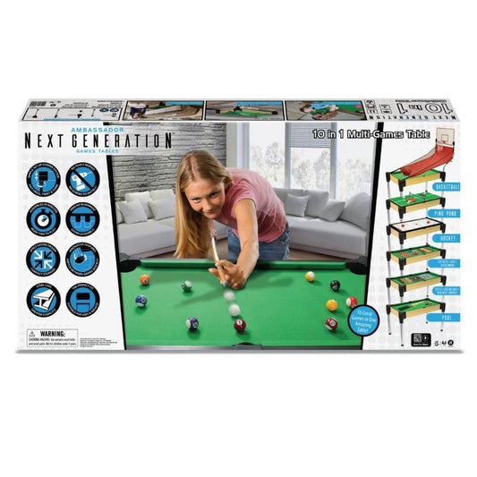AMBASSADOR 10 IN 1 GAMES TABLE by Ambassador
