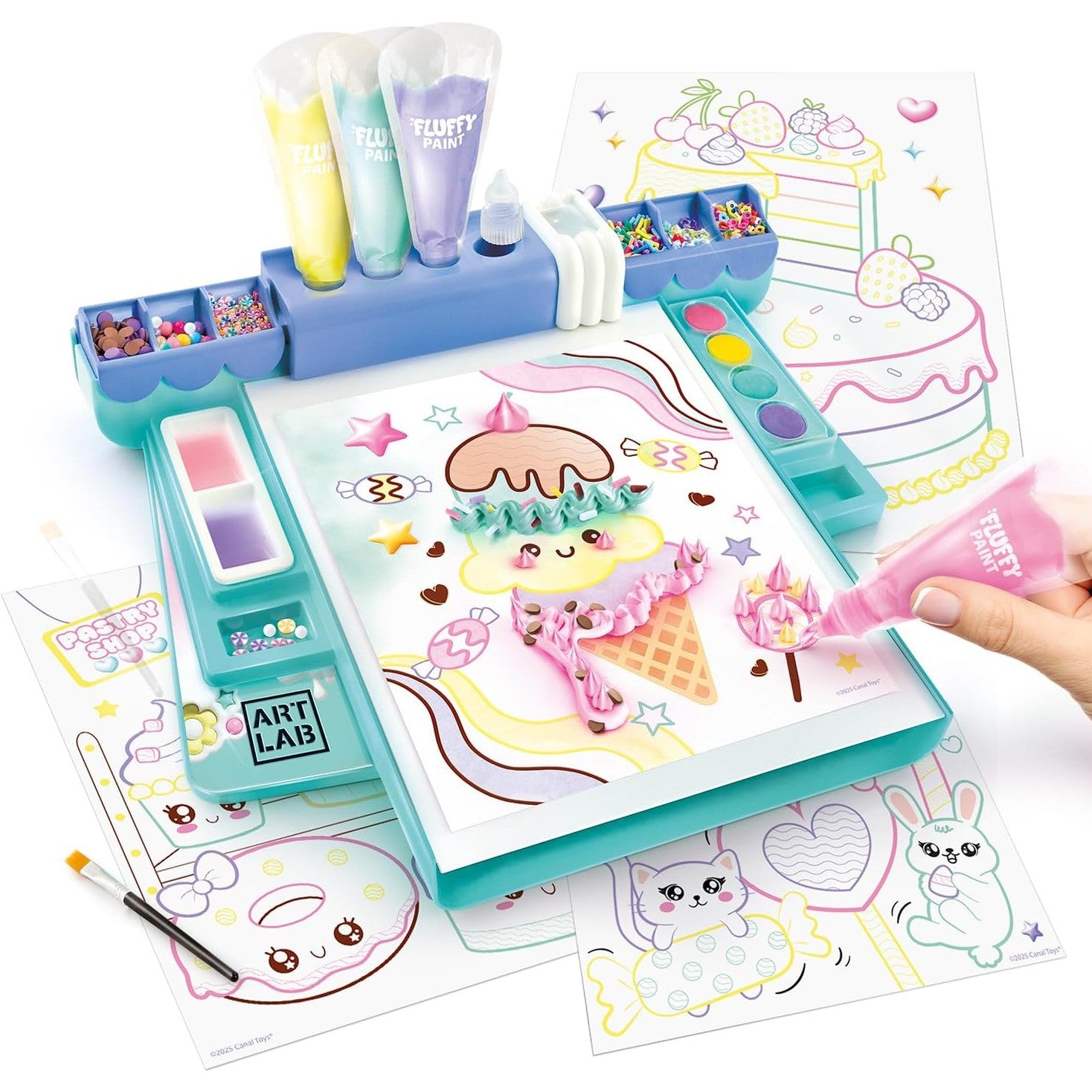 Art Lab Canal Toys Fluffy Painting Studio Set by Canal Toys
