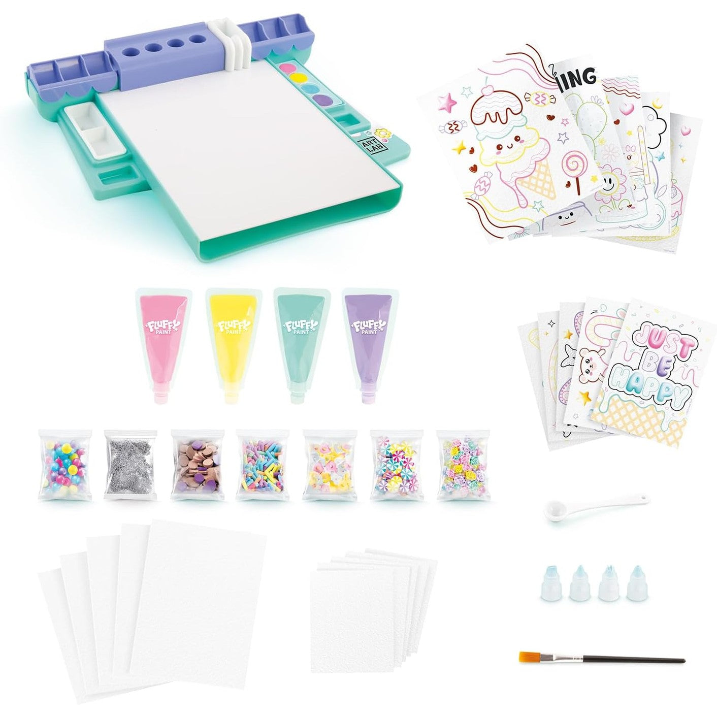 Art Lab Canal Toys Fluffy Painting Studio Set by Canal Toys