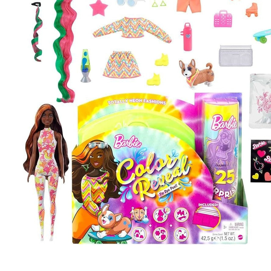 BABRIE COLOR REVEAL TOTALLY NEON by Mattel
