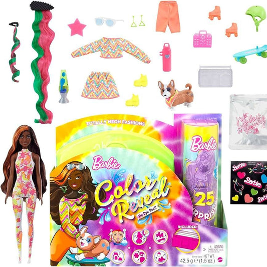 BABRIE COLOR REVEAL TOTALLY NEON by Mattel