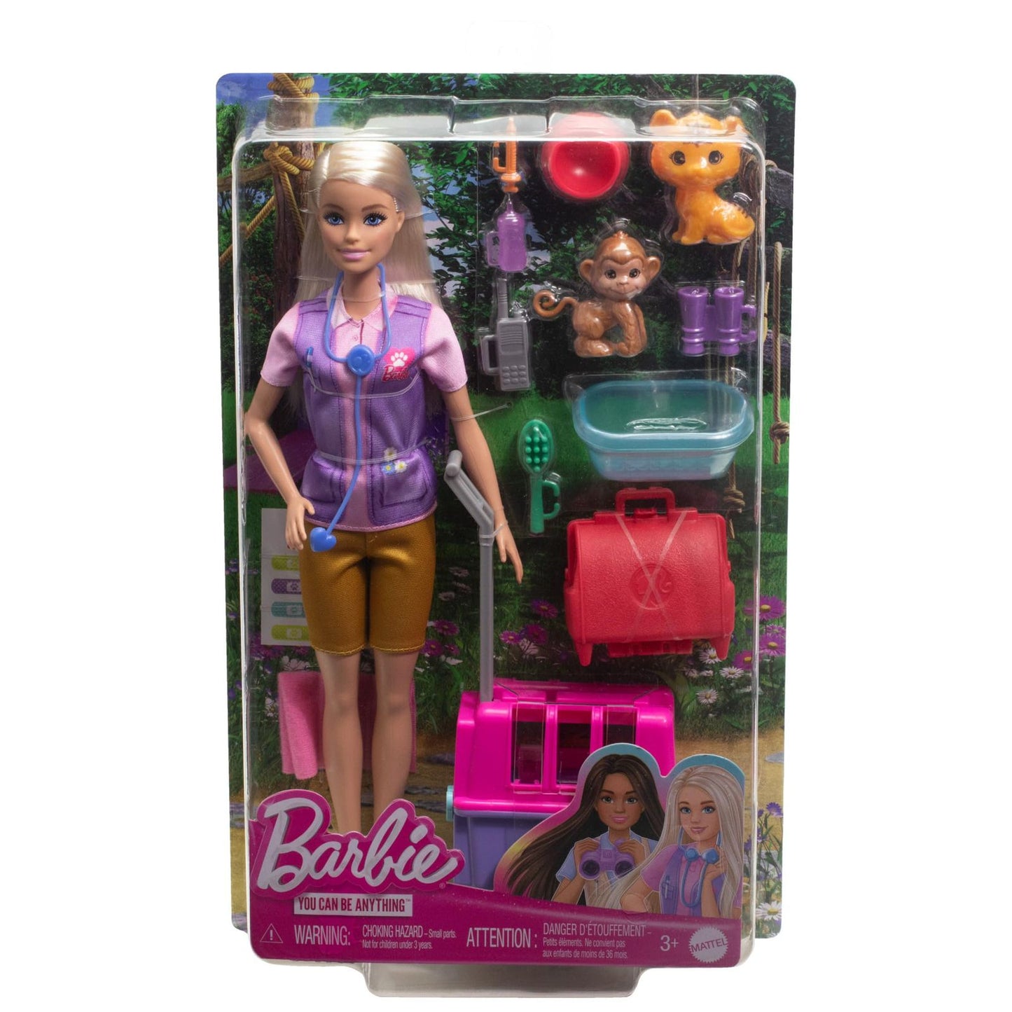 BARBIE CAREERS DOLL ANIMAL RESCUE by Mattel