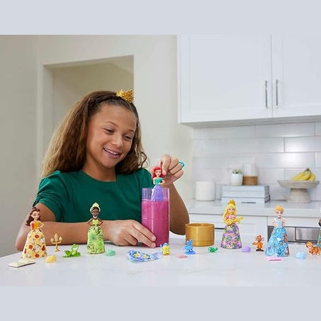 BARBIE DISNEY PRINCESS ROYAL COLOR REVEAL by Mattel