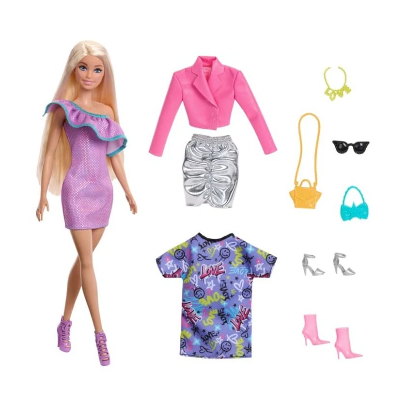 BARBIE DOLL & PARTY FASHIONS by Mattel