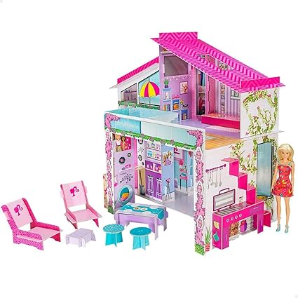 BARBIE DREAM SUMMER VILLA WITH DOLL by Lisciani