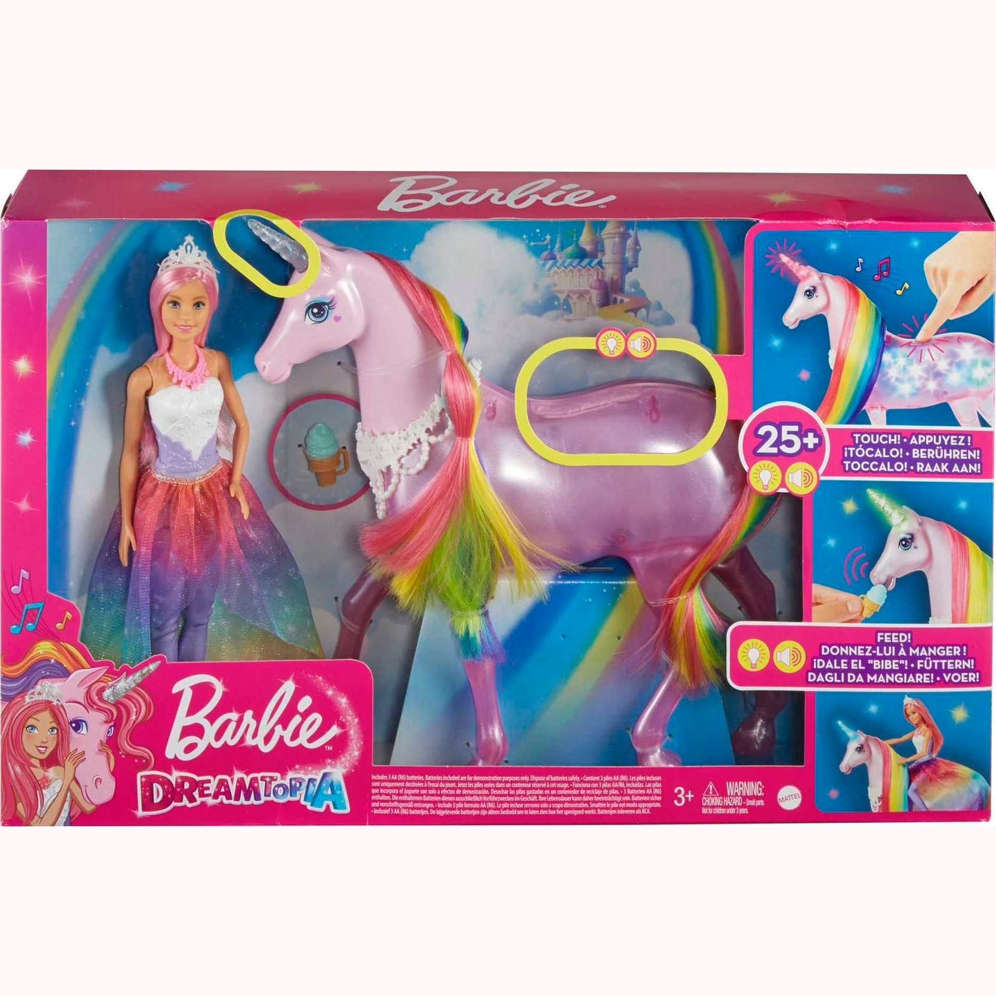 BARBIE DREAMTOPIA DOLL & UNICORN SET by Mattel