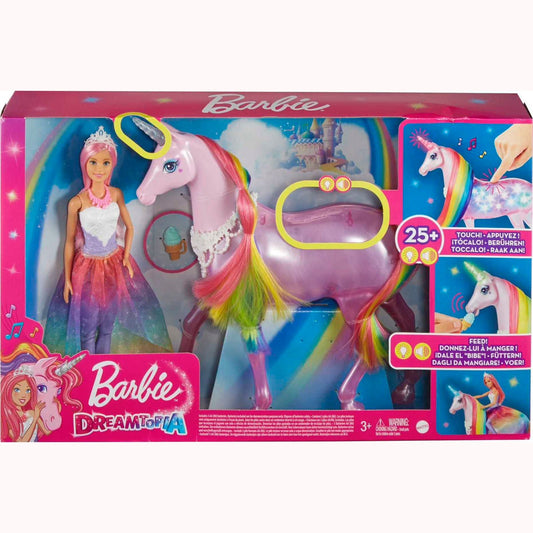 BARBIE DREAMTOPIA DOLL & UNICORN SET by Mattel