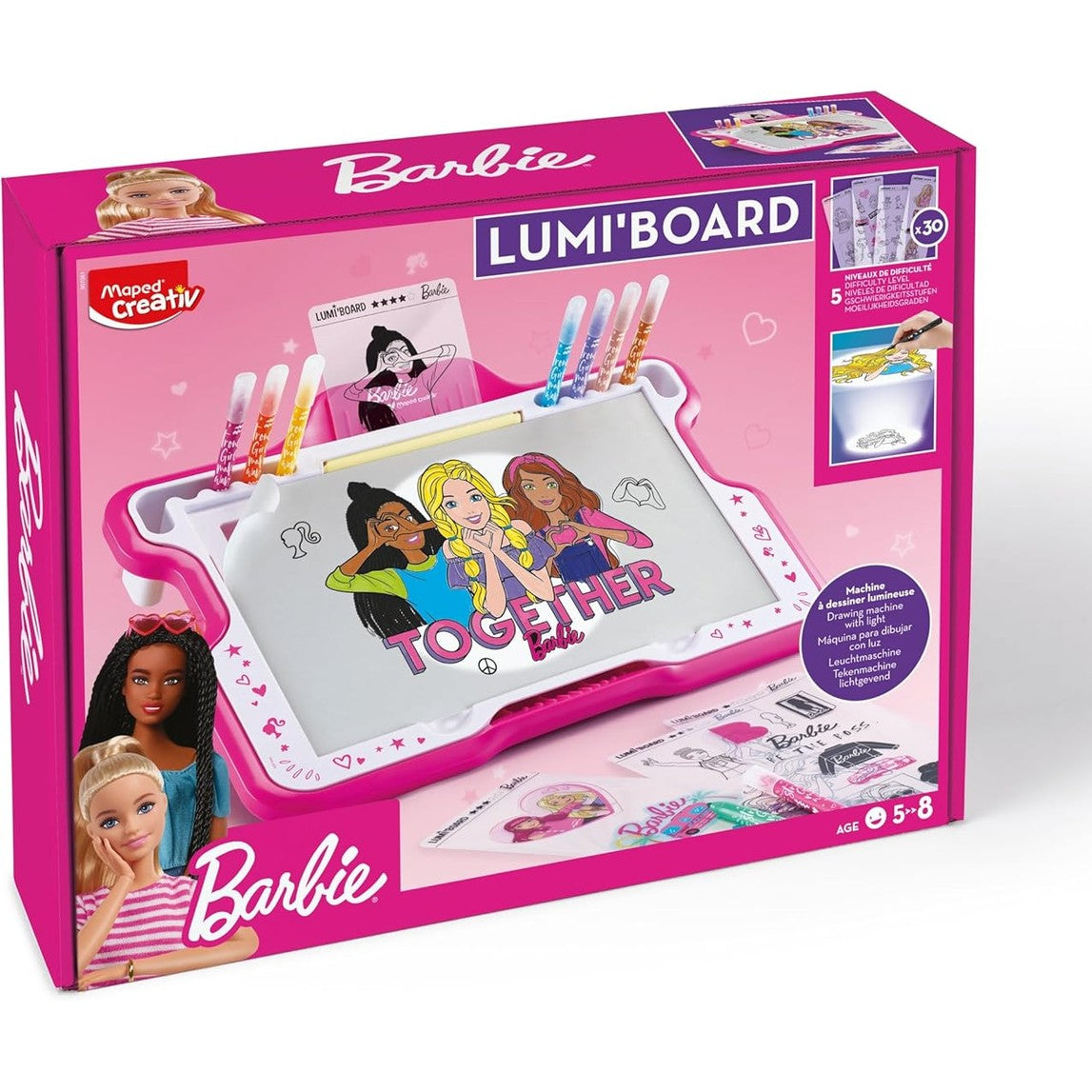 BARBIE LUMI BOARD by Maped Creativ