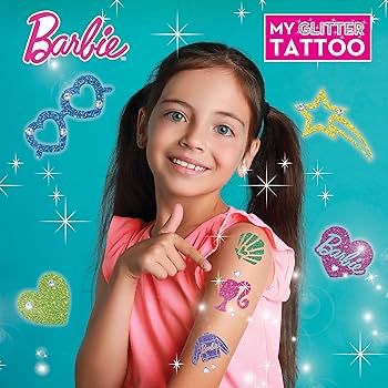 BARBIE MY GLITTER TATTOO by Lisciani