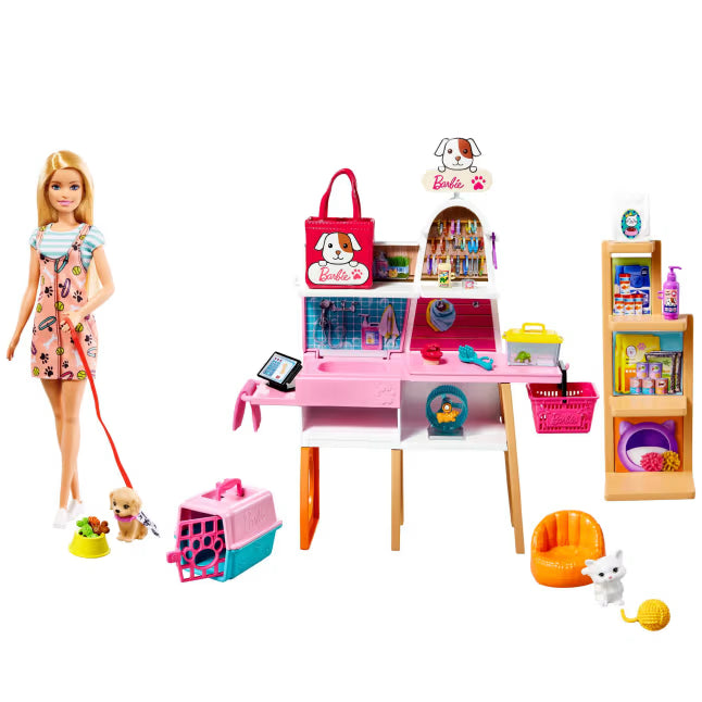 BARBIE PET SUPPLY STORE PLAYSET by Mattel
