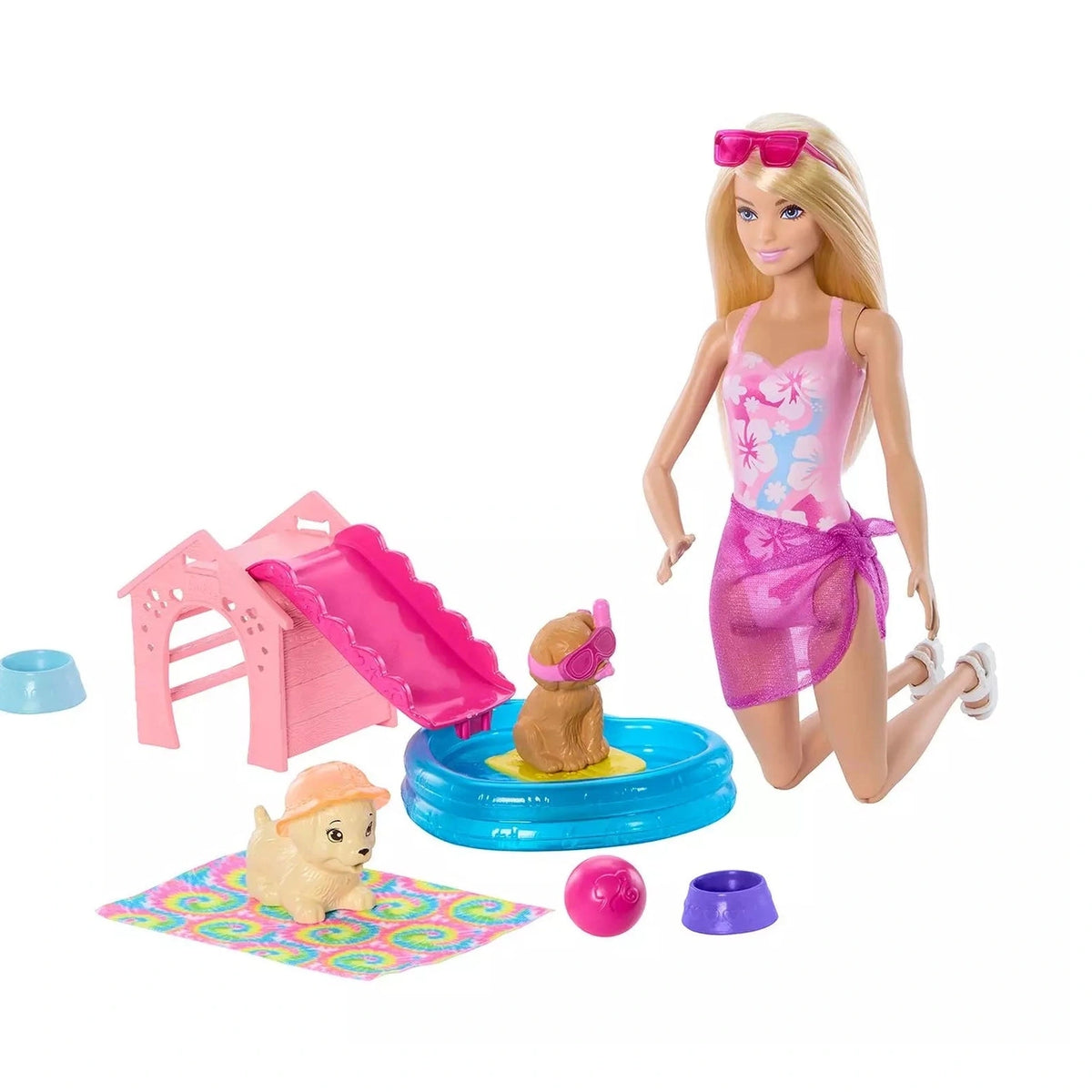 BARBIE PUPPY POOL PARTY BLONDE by Mattel