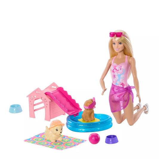 BARBIE PUPPY POOL PARTY BLONDE by Mattel