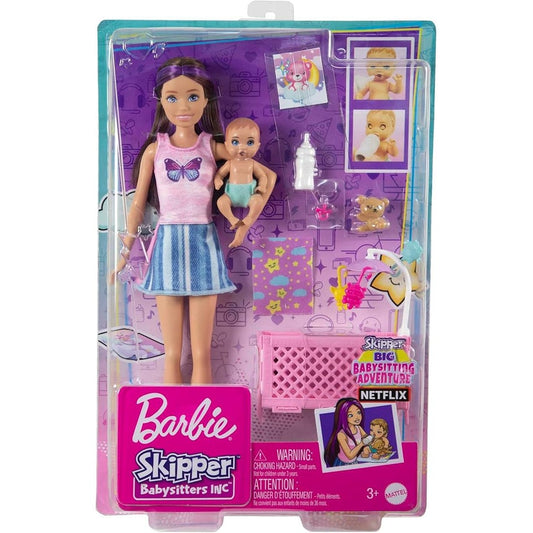BARBIE SKIPPER BIG BABYSITTING ADVENTURE by Mattel